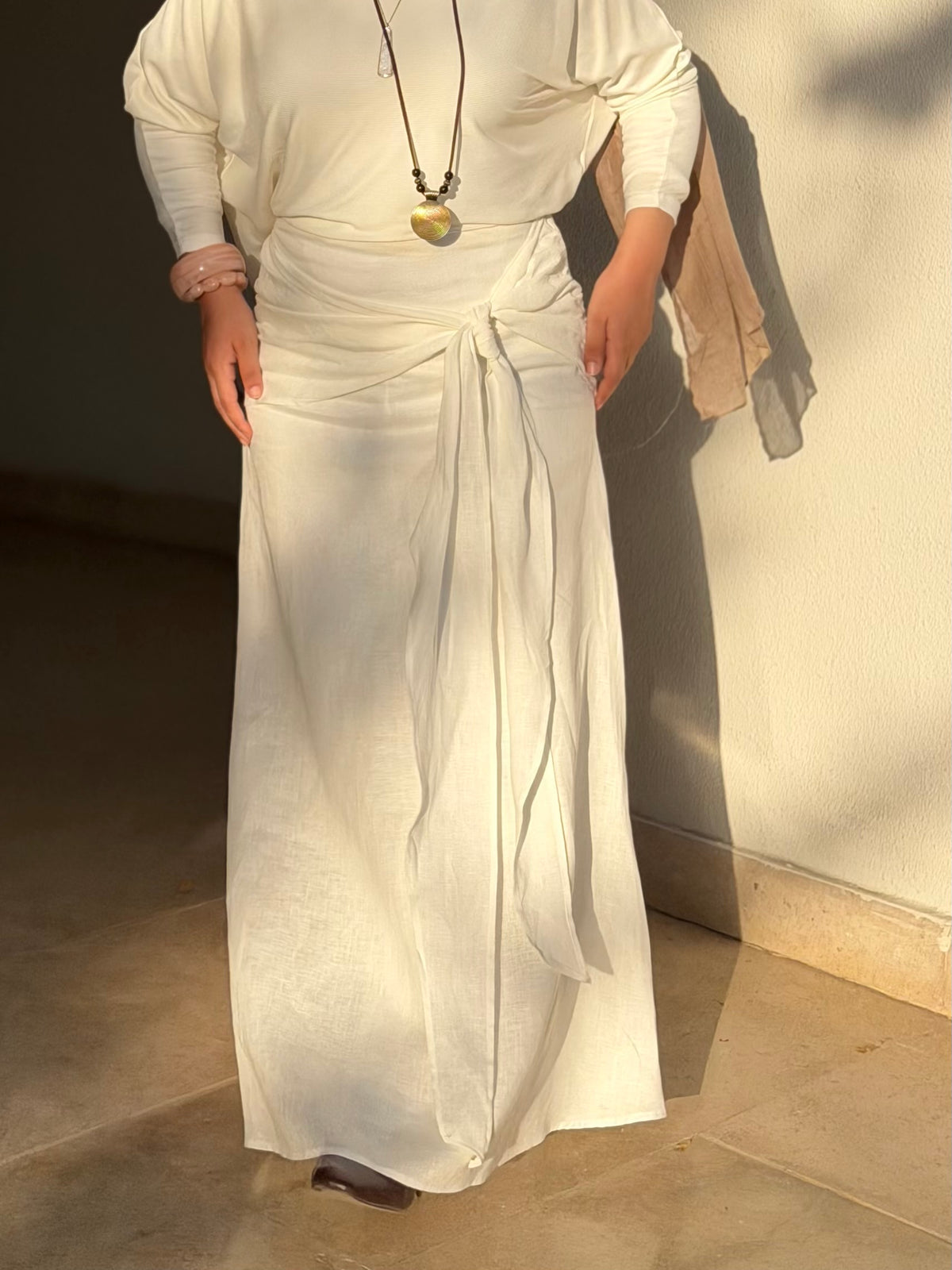 Off white skirt